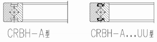 CRBH-A交叉滾子軸承結構圖